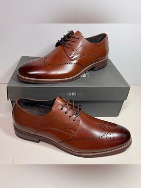 Stacy Adams Men's Alaire Wingtip Lace-up Oxford